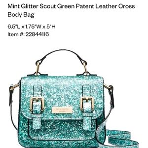 EUC KATE SPADE Tiffany blue sequin purse